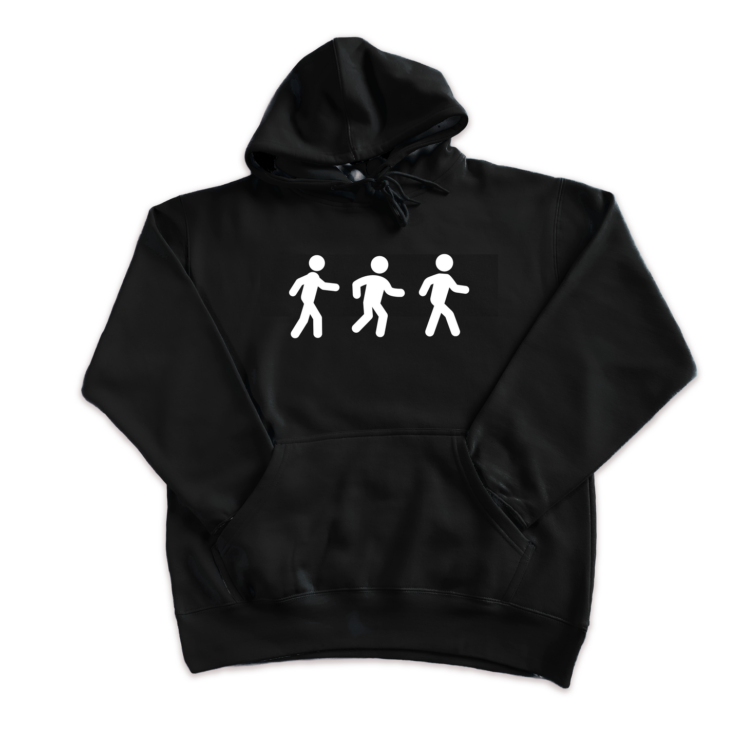 Steppin Black Hoody