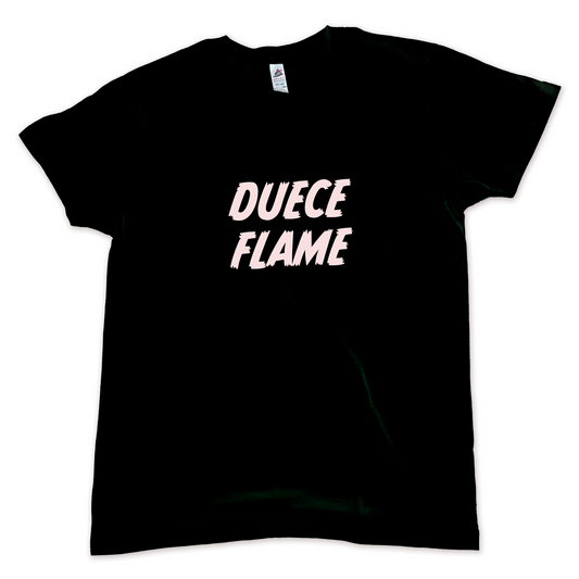 Duece Flame Black Tee