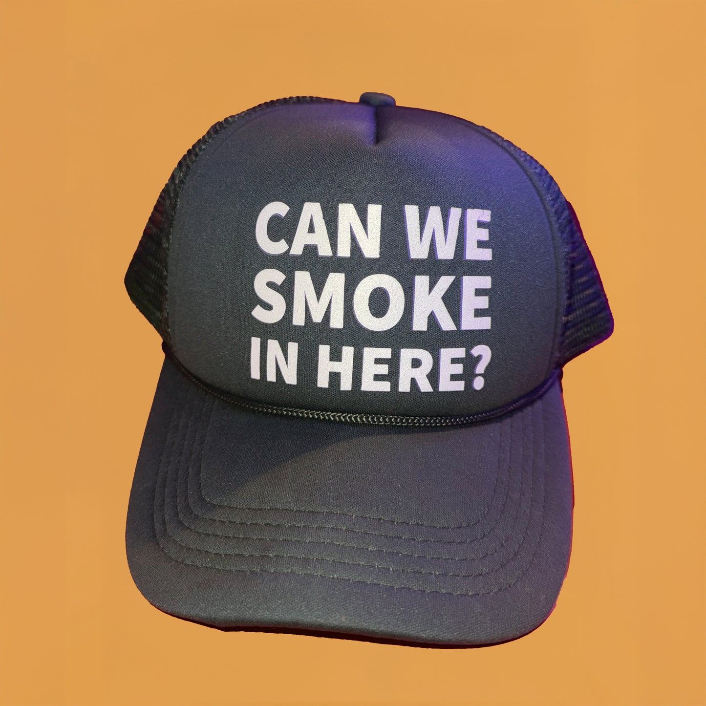 Can We Smoke In Here? Green Trucker Hat (Limited Edition)