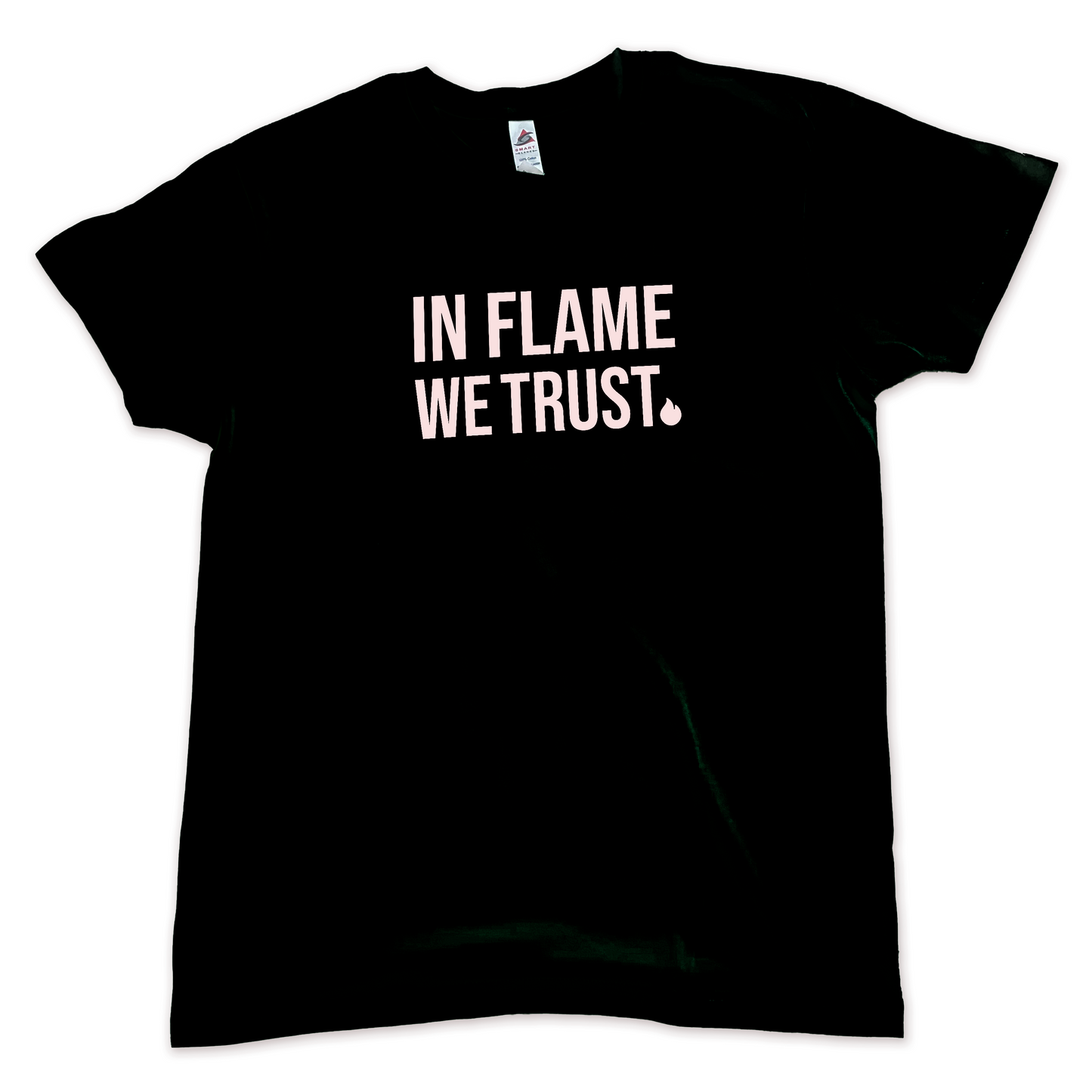 In Flame we Trust Black T-Shirt