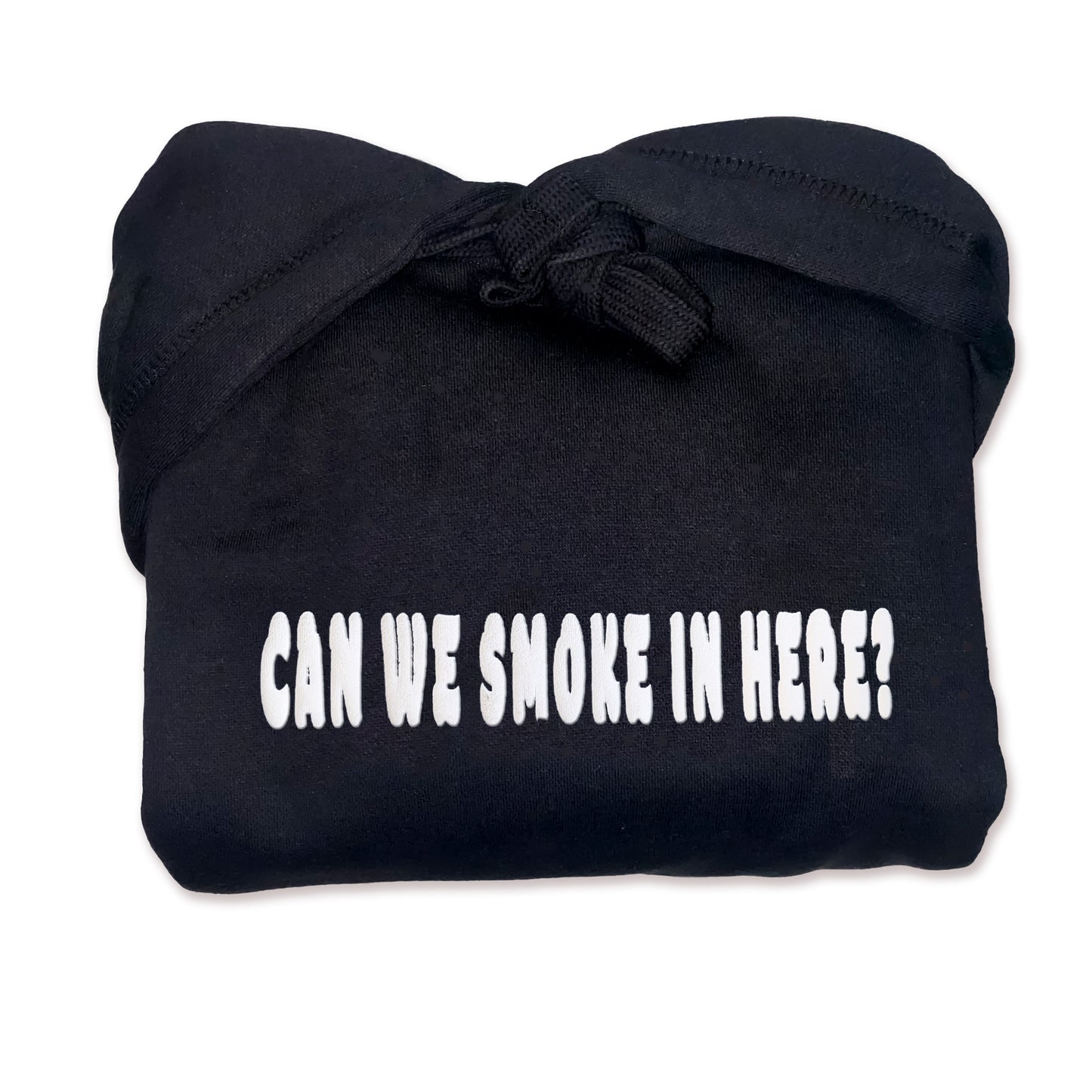 Can We Smoke In Here? Black Hoody